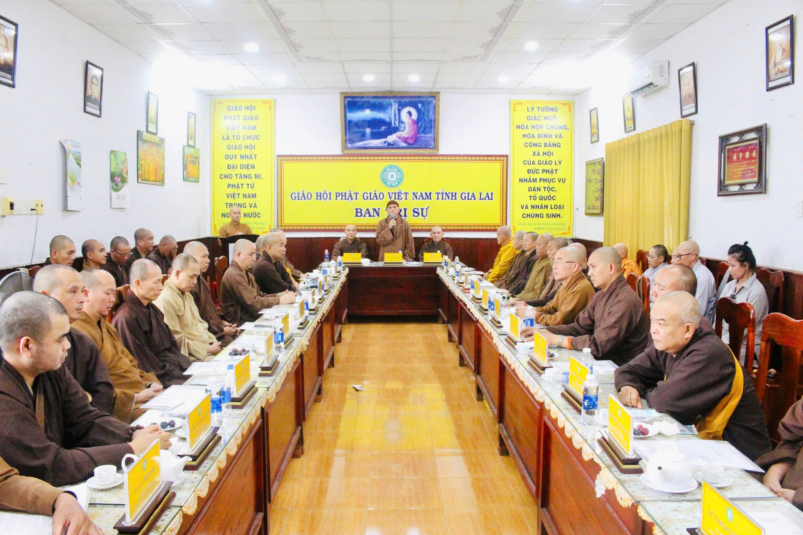 Ban Thường trực Ban Trị sự tỉnh Gia Lai họp phiên thứ nhất